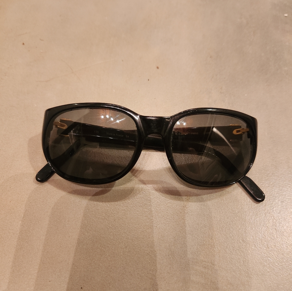 Cartier Trinity VINTAGE Black Sunglasses